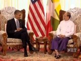 Obama se entrevista con Aung San Suu Kyi