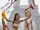 FEMEN Paris'i birbirine kattı