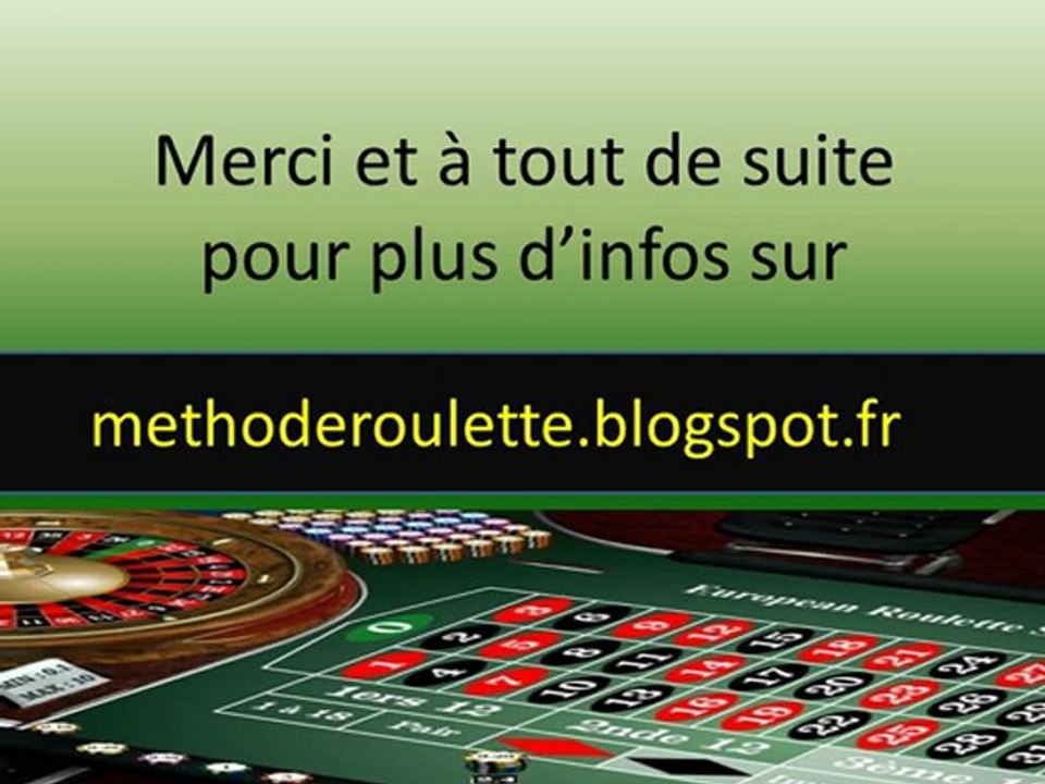 Gagner à la roulette. Vidéo avec gain de 55 € en une partie