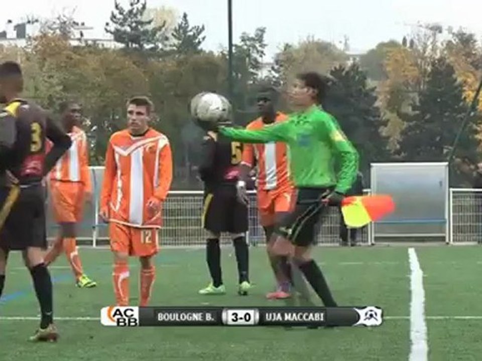 AC Boulogne Billancourt 3 - 0 UJA Maccabi Paris (18/11/2012)