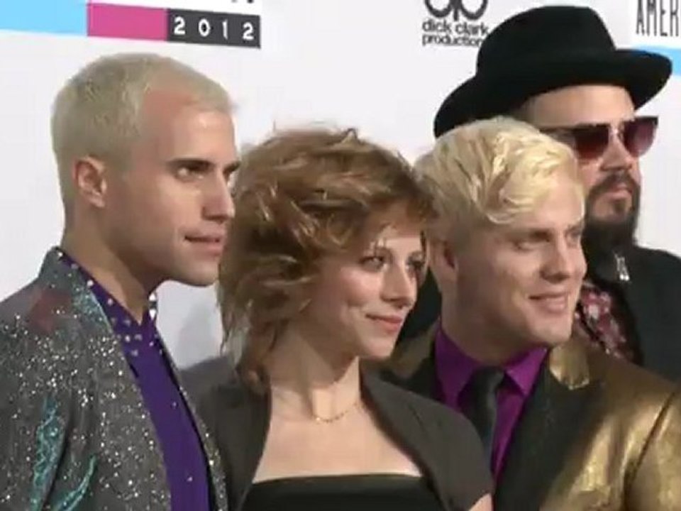 Neon Trees Red Carpet Fashion - AMAs 2012