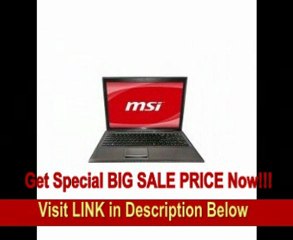 BEST PRICE MSI GE620DX-278US 15.6 inch Core i7-2630QM/ 8GB/ 640GB/ DVDRW/ USB3.0/ W7HP Notebook Computer(Gray)
