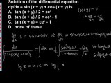 Differential Equation for AIEEE Maths, AIEEE Free Training Videos, How to Crack IIT JEE, AIEEE, CET_