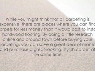 Reasons to Give Carpet a Chance Over Hardwood