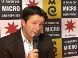 Denis Jacquet, Parrainer la croissance, au Salon des micro-entreprises 2012