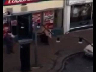 Mum Leaves Daughter Alone Tied to Baby Reins As She Goes Into Betting Shop To Bet