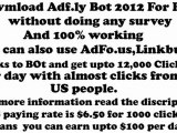 Multithreaded Adfly Clicker Bot - Auto Adf.ly Surfer Bot