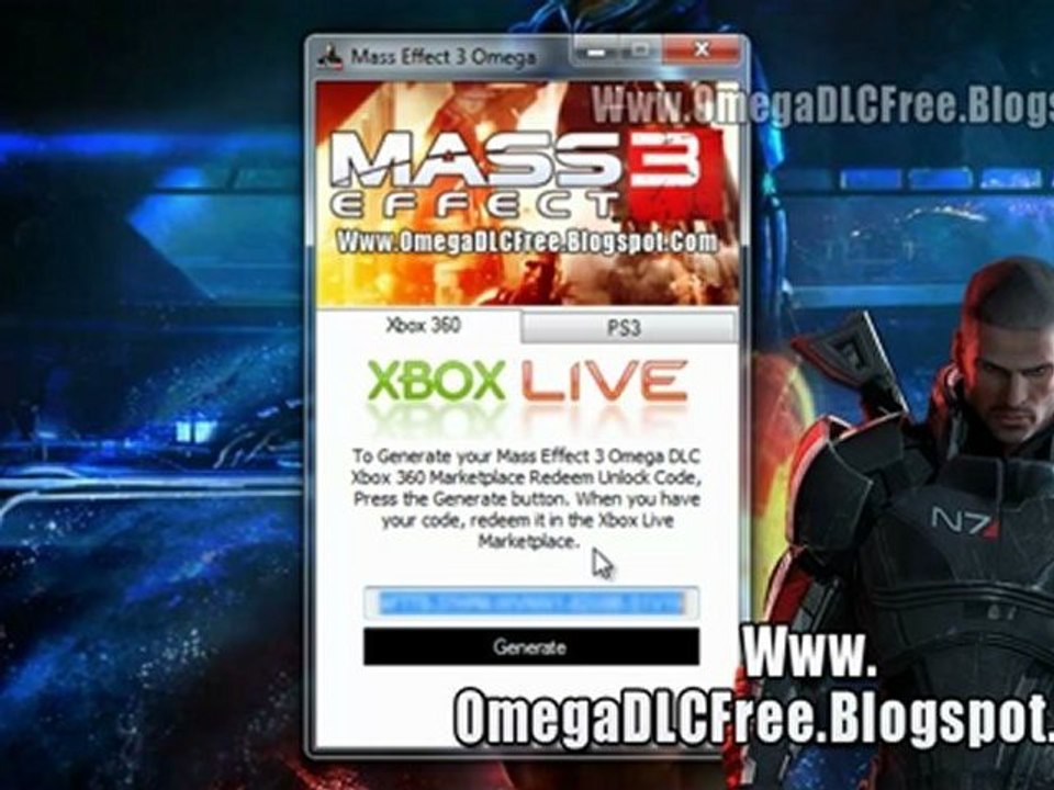 Mass Effect 3 Omega DLC Codes Free Giveaway