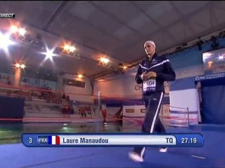 finale 50m dos (F) L. Manaudou et Credeville (ChE pb 2012)