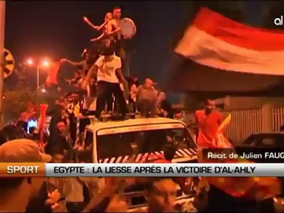 Egypte : La liesse après la victoire d’ Al Ahly
