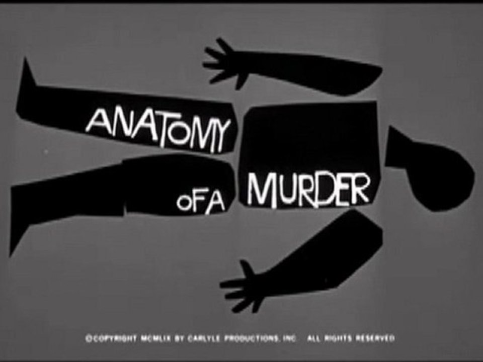 Générique d'Autopsie d'un meurtre