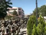 Tören provası sonrası askerler slogan atarak yürüdü