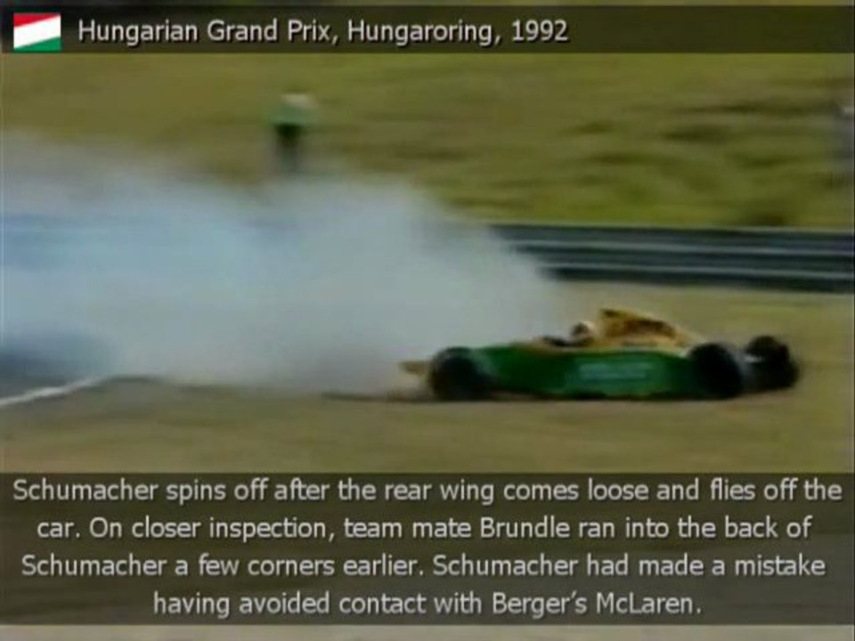 Anti Michael Schumacher Part 6 : That First Win (The Safety Car Paradox I)