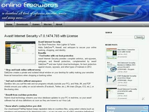 Avast! Internet Security v7.0.1474.765 with License