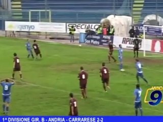 Andria - Carrarese 2 - 2 | 1^ Divisione Girone B
