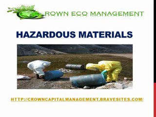 Crown Capital Eco Management_ Hazardous Materials