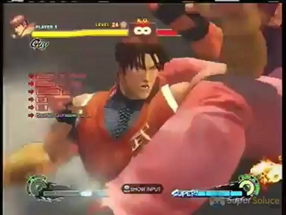 Super Street Fighter IV : Arcade Edition. Défi Guy.