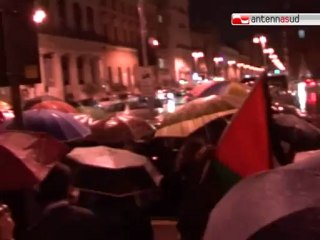TG 19.11.12 Bari, proteste pro-Gaza sotto la Prefettura