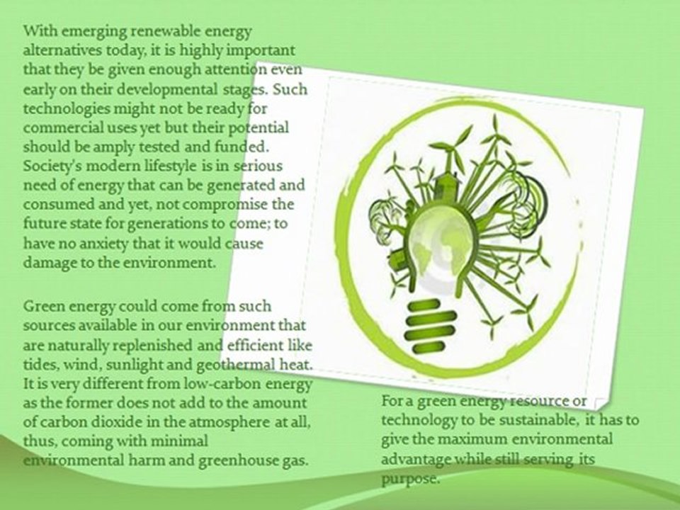 Crown Capital Eco Management – Green Energy