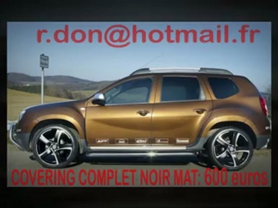 Dacia Duster, Dacia Duster, Essai video Dacia Duster, covering Dacia Duster, Dacia Duster noir mat