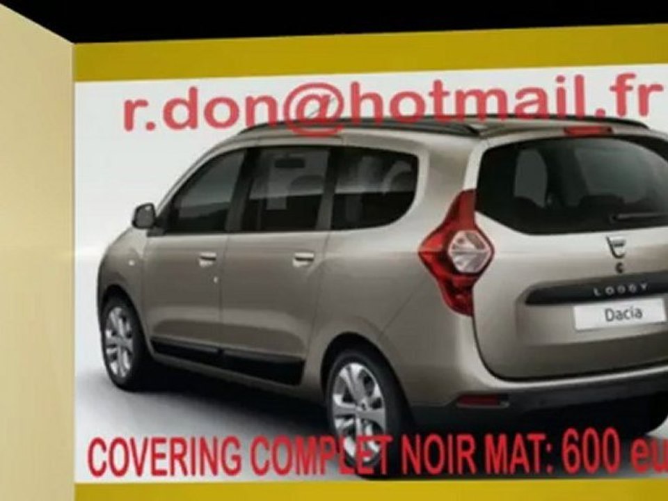 Dacia Lodgy, Dacia Lodgy, Essai video Dacia Lodgy, covering Dacia Lodgy, Dacia Lodgy noir mat