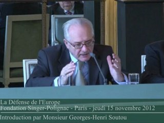 Introduction par Georges-Henri Soutou
