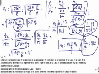 Campo gravitatorio 2º Bachillerato ejercicio 7