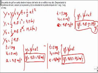 Problemas resueltos de caida libre ejercicio 1