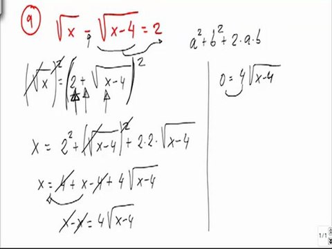Ejercicios y problemas resueltos de ecuaciones con radicales problema 9
