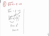 Ejercicios y problemas resueltos de ecuaciones con radicales problema 2