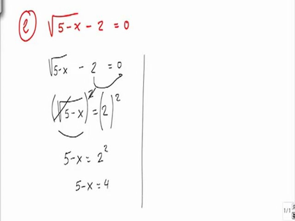 Ejercicios y problemas resueltos de ecuaciones con radicales problema 2