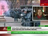 Not a Game: Football riots in Moscow after fan killed in brawl