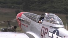 P-51 D Mustang Engine Sounds "No Music"