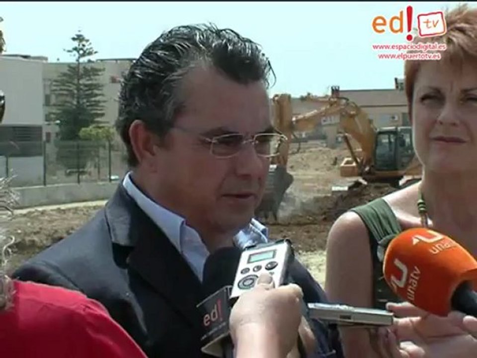 El Puerto - Visita obras camino acceso centro emergencia social