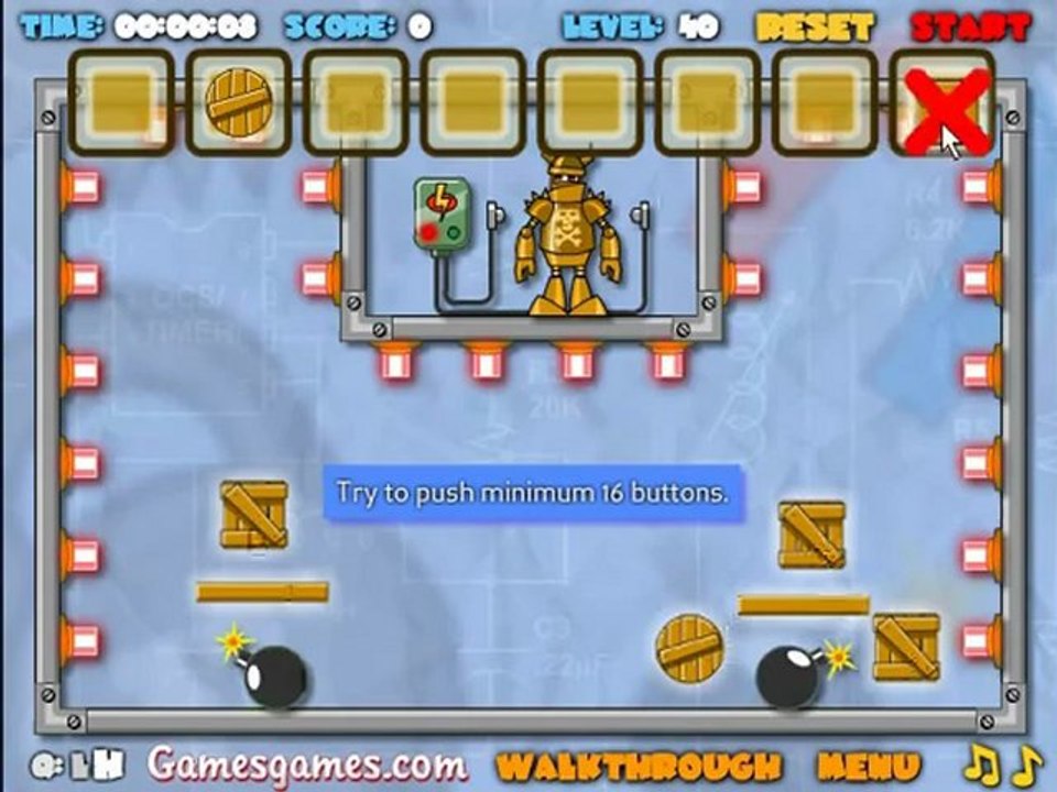 Crash the Robot: Explosive Edition Walkthrough - Levels 31-40 & Bonus A-E