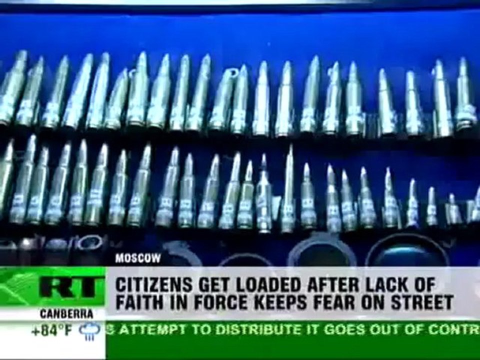Down by law: Russians get loaded with guns amid fear on streets