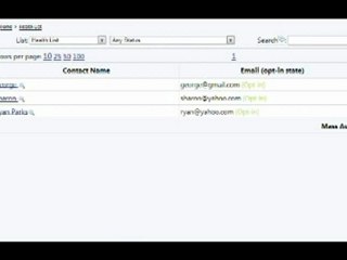 Adding Contacts in Emailsender