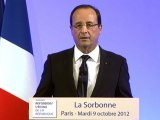 Discours à la suite de la présentation du rapport sur la refondation de l’Ecole de la République