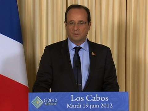 Conférence de presse à l'occasion du G20 de Los Cabos