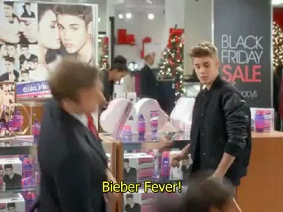 Macy's: propaganda "Wink, nod, smile" com Justin Bieber [LEGENDADO]