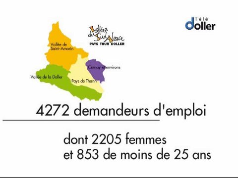 Chiffre du chômage de la vallée de la Doller et du pays Thur Doller septembre 2012