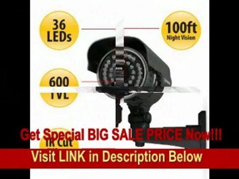 [BEST BUY] DEFENDER 21030 SENTINEL 8-Channel Smart Security DVR with 4 Ultra Resolution Outdoor Security Cameras