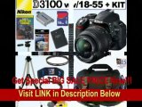 [BEST BUY] Nikon D3100 14.2MP Digital SLR Camera with 18-55mm f/3.5-5.6 AF-S DX VR Nikkor Zoom Lens   EN-EL14 Battery   Nikon Filter   16GB Deluxe Accessory Kit