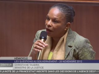 Les Questions au Gouvernement : Séance du mardi 20 novembre 2012