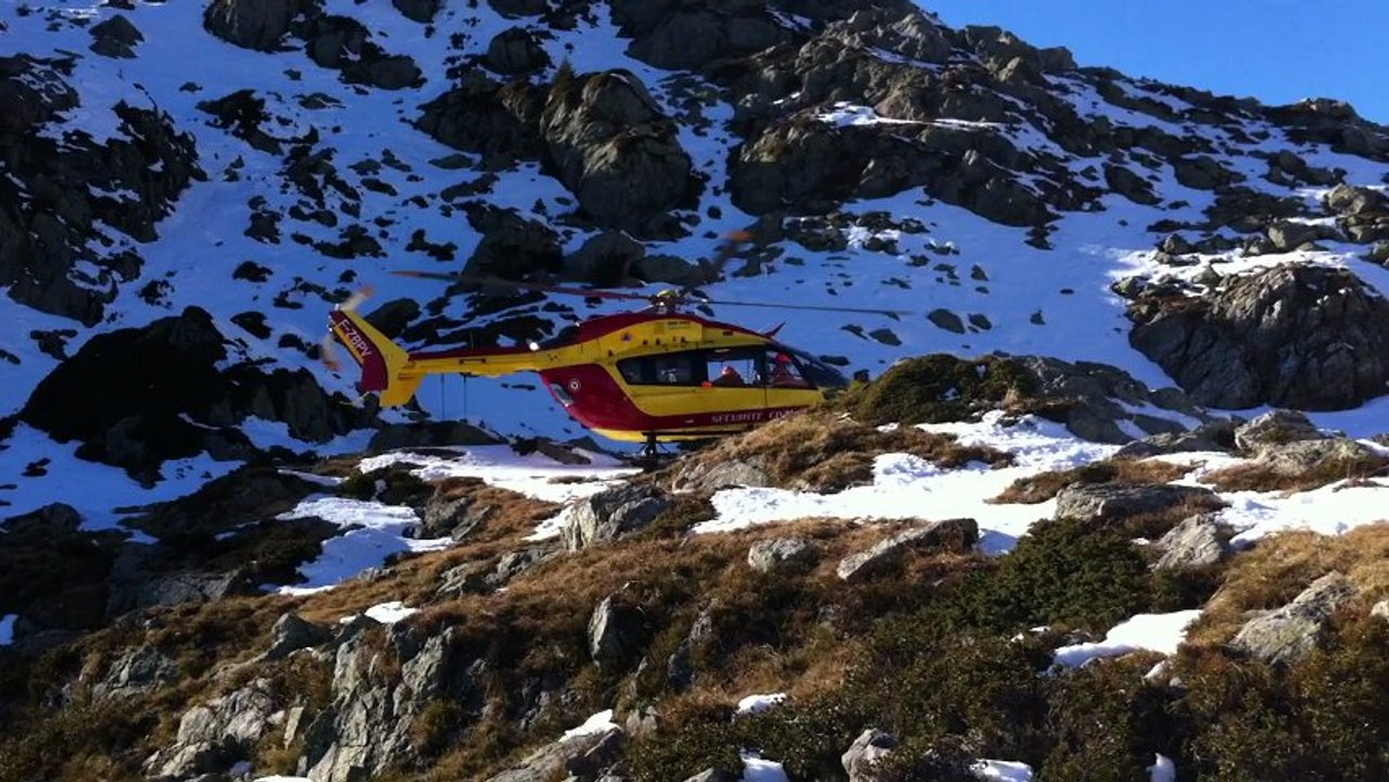 Secours en montagne au pas de la coche