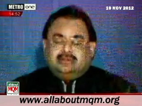 Altaf Hussain appeal Shia & Sunni scholars to preach brotherhood & harmony in their sermons & speeches to Majalis