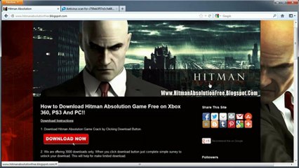 Install Hitman Absolution Game Crack Free - Tutorial