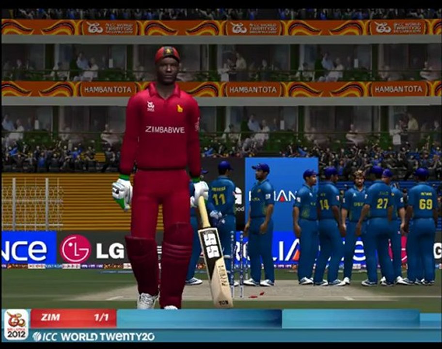 ICC T20 World Cup 2012 Opening Match Sri Lanka vs Zimbabve (PC Game)