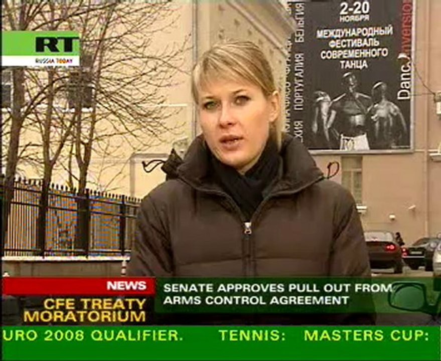 Russia freezes key Weapons Treaty