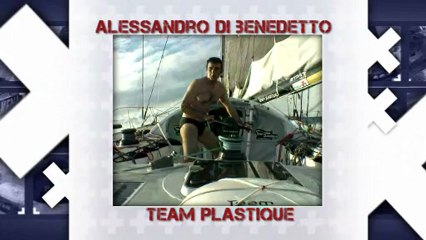 Vendée Globe 2012 : Di Benedetto envoie le Spi (Team Plastique)
